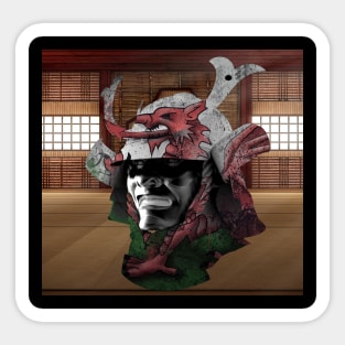 Welsh samurai Sticker